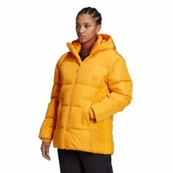 Rabatt 🎉 Adidas Originals Down Puffer Daunenjacke Active Gold Damen 😉