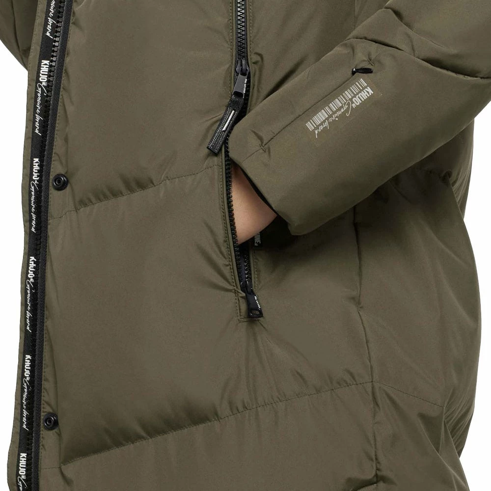 Bestpreis 💯 Khujo Sonje 4 Langmantel Hunter Green Damen 🔥 – Bild 6