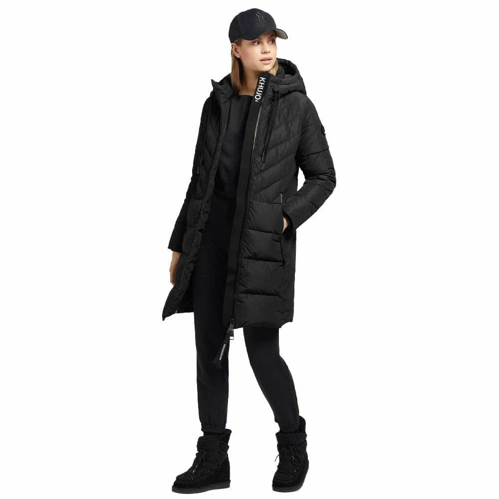 Rabatt 😍 Khujo Mugg Wintermantel Black Damen 🤩 – Bild 4
