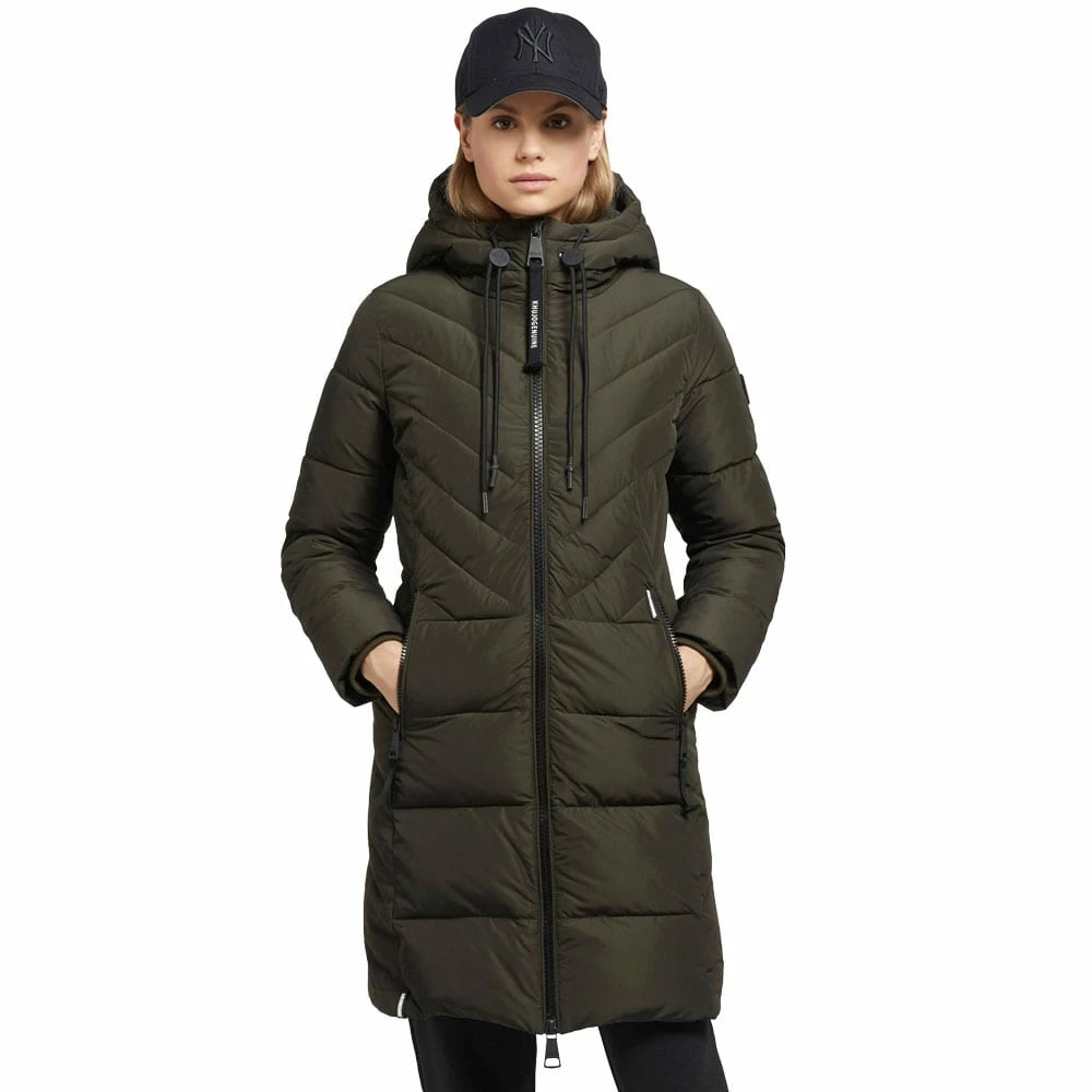 Bestpreis 😀 Khujo Mugg Steppmantel Pine Green Damen ❤️