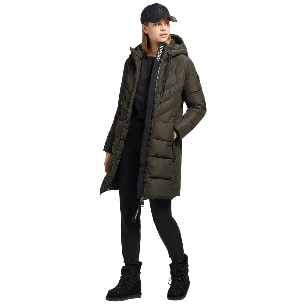 Bestpreis 😀 Khujo Mugg Steppmantel Pine Green Damen ❤️ – Bild 4