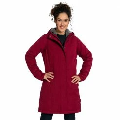 Brandneu 👍 Elkline Apres Ski Mantel Rioredmelange Damen ✨