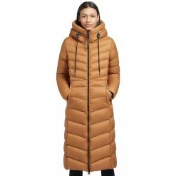 Brandneu 🧨 Khujo Ingram Shine Langmantel Sudan Brown Damen 🌟