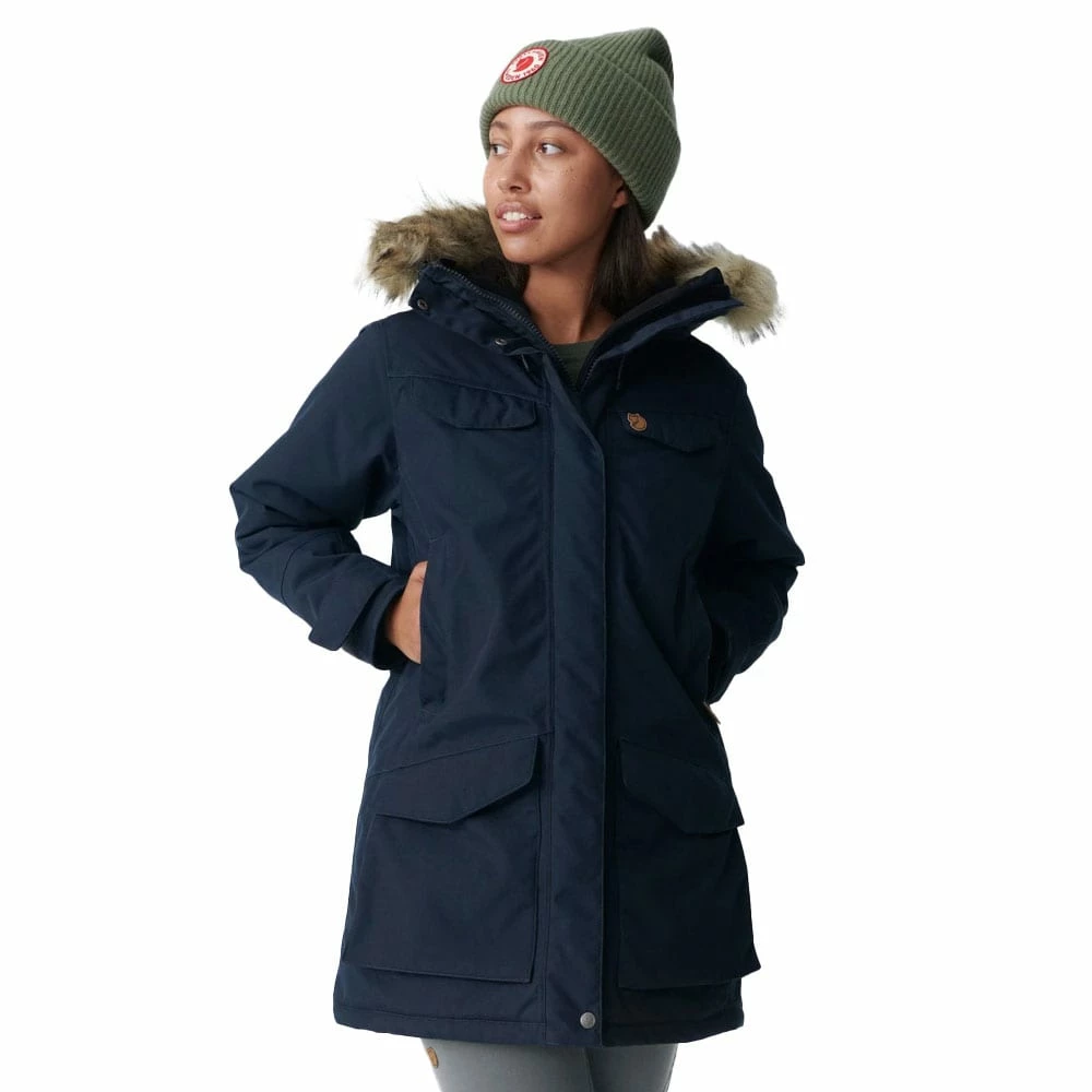 Bestes Angebot 🔔 Fjällräven Nuuk Parka Outdoor-Mantel Deep Forest Damen ✨ – Bild 3