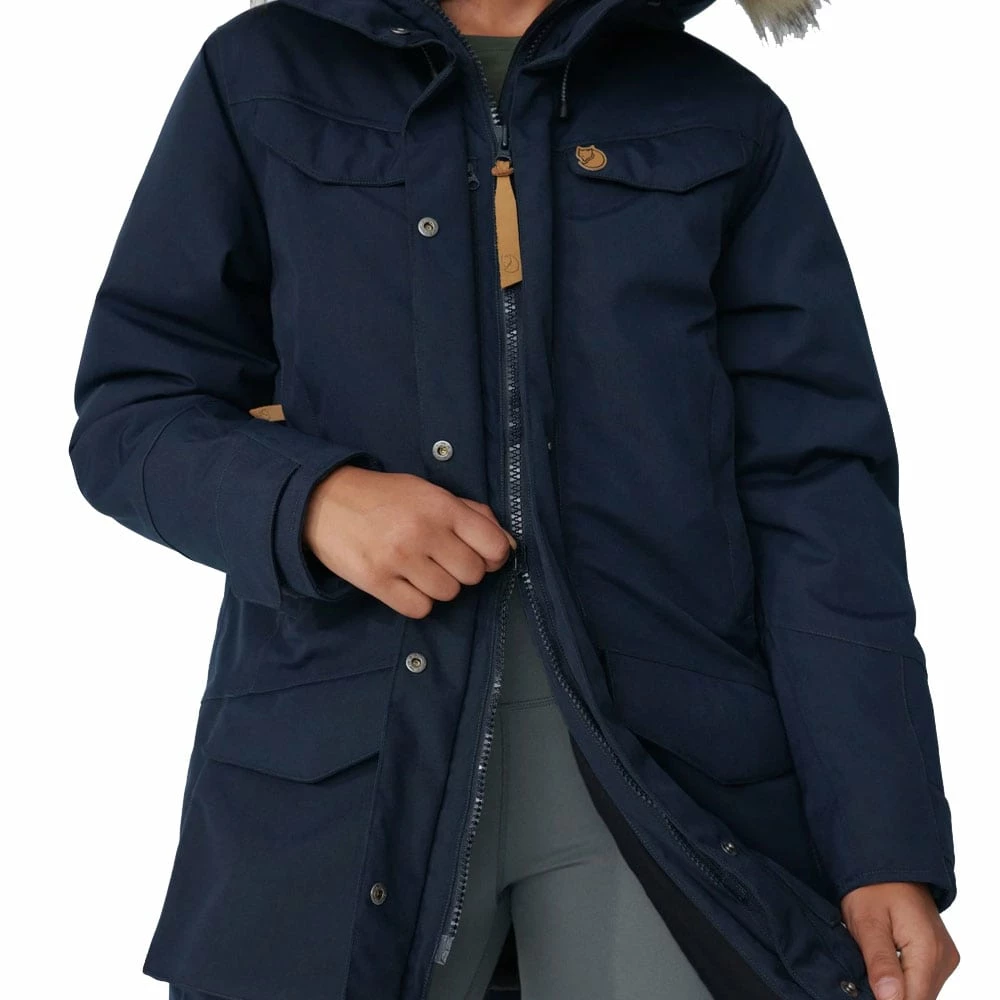 Bestes Angebot 🔔 Fjällräven Nuuk Parka Outdoor-Mantel Deep Forest Damen ✨ – Bild 7