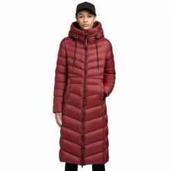 Am billigsten 🤩 Khujo Ingram Shine Wintermantel Madder Brown Damen 😀