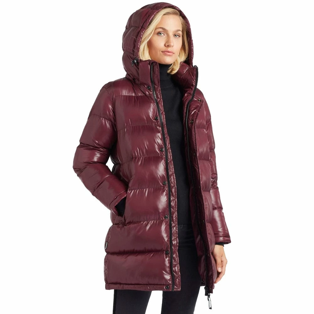 Blitzangebot ✨ Khujo Rilana Wintermantel Shiny Wine Damen ❤️ – Bild 4