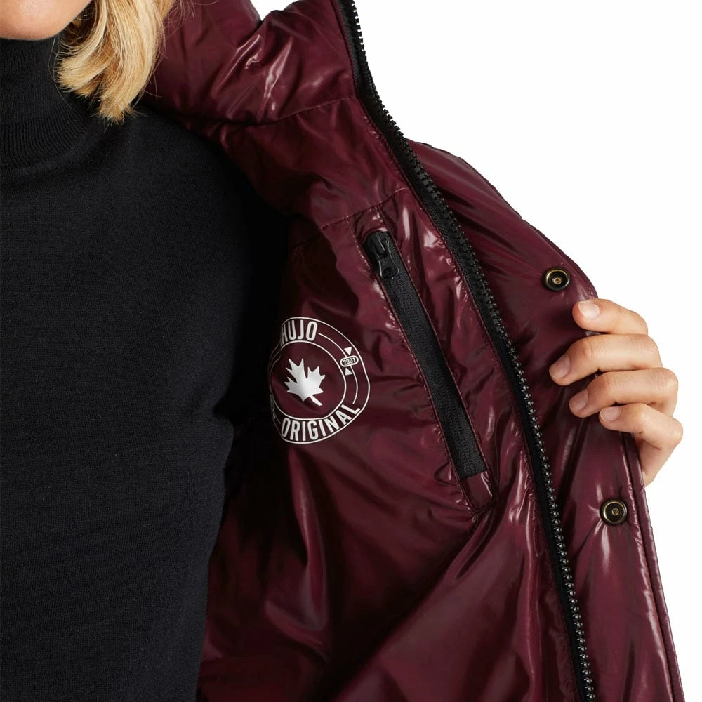 Blitzangebot ✨ Khujo Rilana Wintermantel Shiny Wine Damen ❤️ – Bild 6