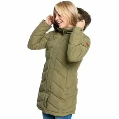 Großhandel 🧨 Roxy Ellie Wintermantel Burnt Olive Damen 😀