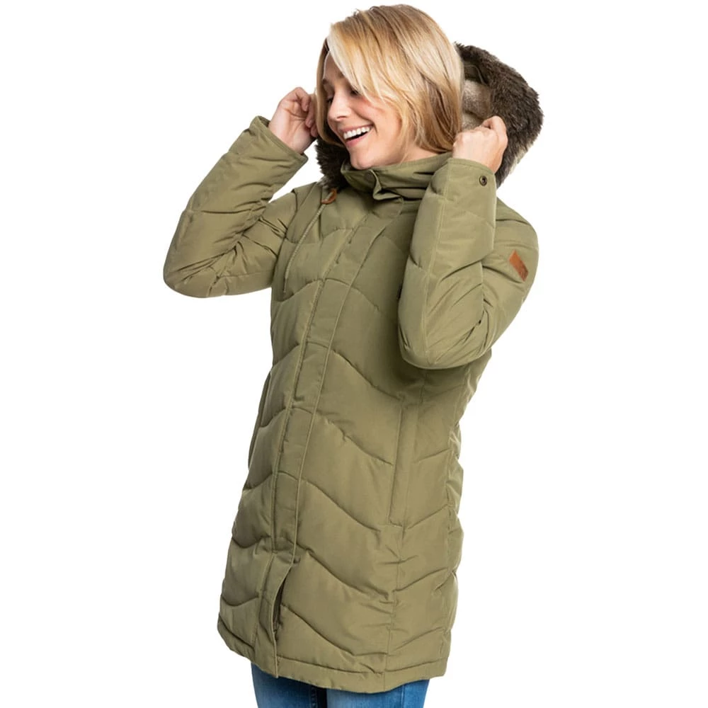 Großhandel 🧨 Roxy Ellie Wintermantel Burnt Olive Damen 😀