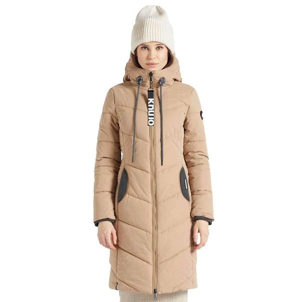 Bestes Angebot 😍 Khujo Aribay 2 Peached Steppjacke Beige Damen 🔔