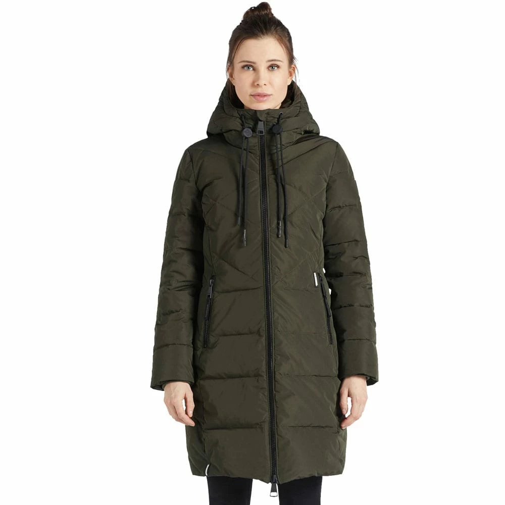 Am billigsten 😀 Khujo Elessa 2 Winterjacke Green Damen 😍