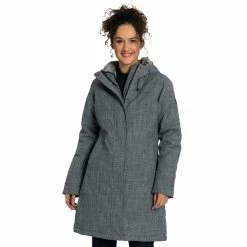 Coupon 😉 Elkline Apres Ski Wettermantel Greymelange Damen ✔️