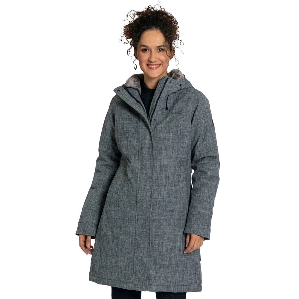 Coupon 😉 Elkline Apres Ski Wettermantel Greymelange Damen ✔️