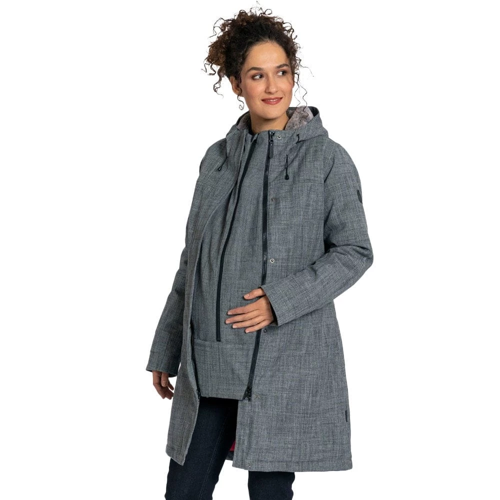 Coupon 😉 Elkline Apres Ski Wettermantel Greymelange Damen ✔️ – Bild 4