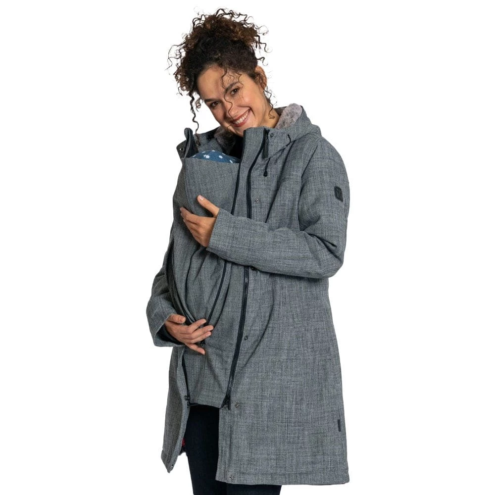 Coupon 😉 Elkline Apres Ski Wettermantel Greymelange Damen ✔️ – Bild 5