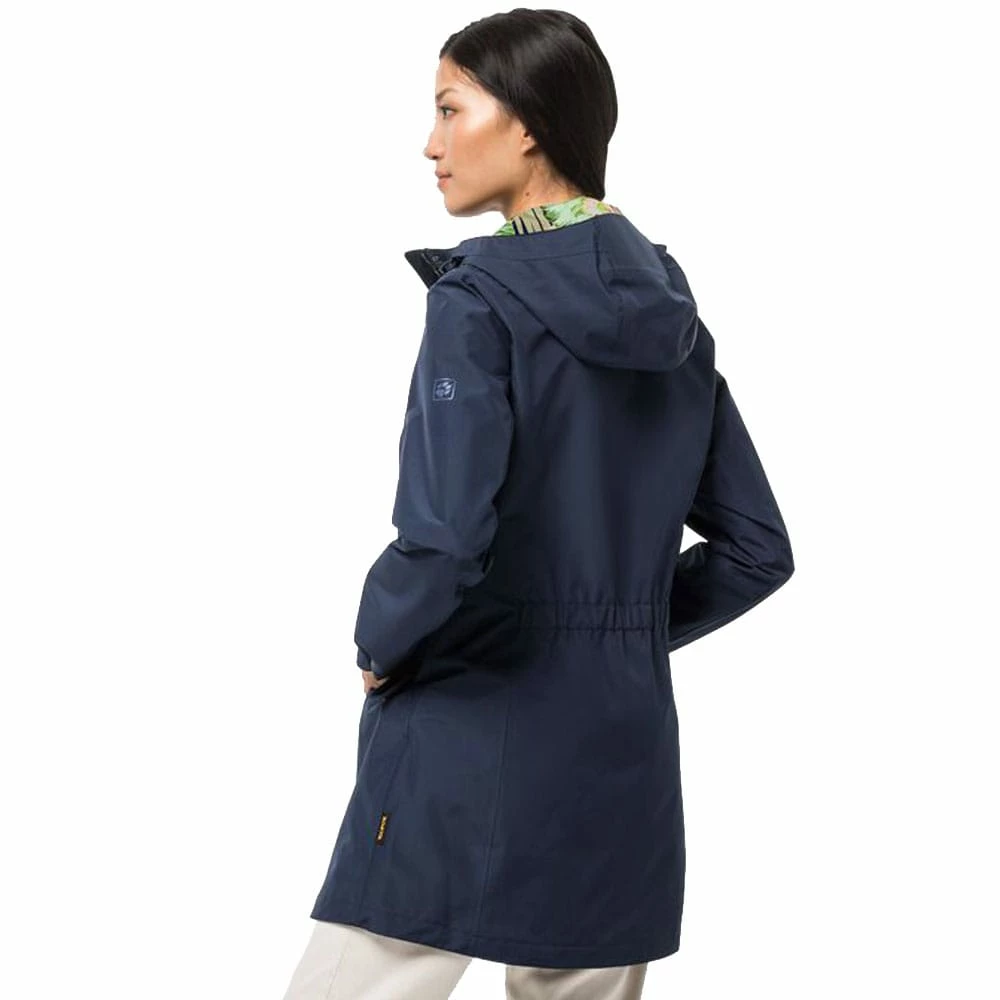 Blitzangebot 🥰 Jack Wolfskin Cape York Paradise 🧥 Coat Regenmantel Midnight Blue Damen 🥰 – Bild 2