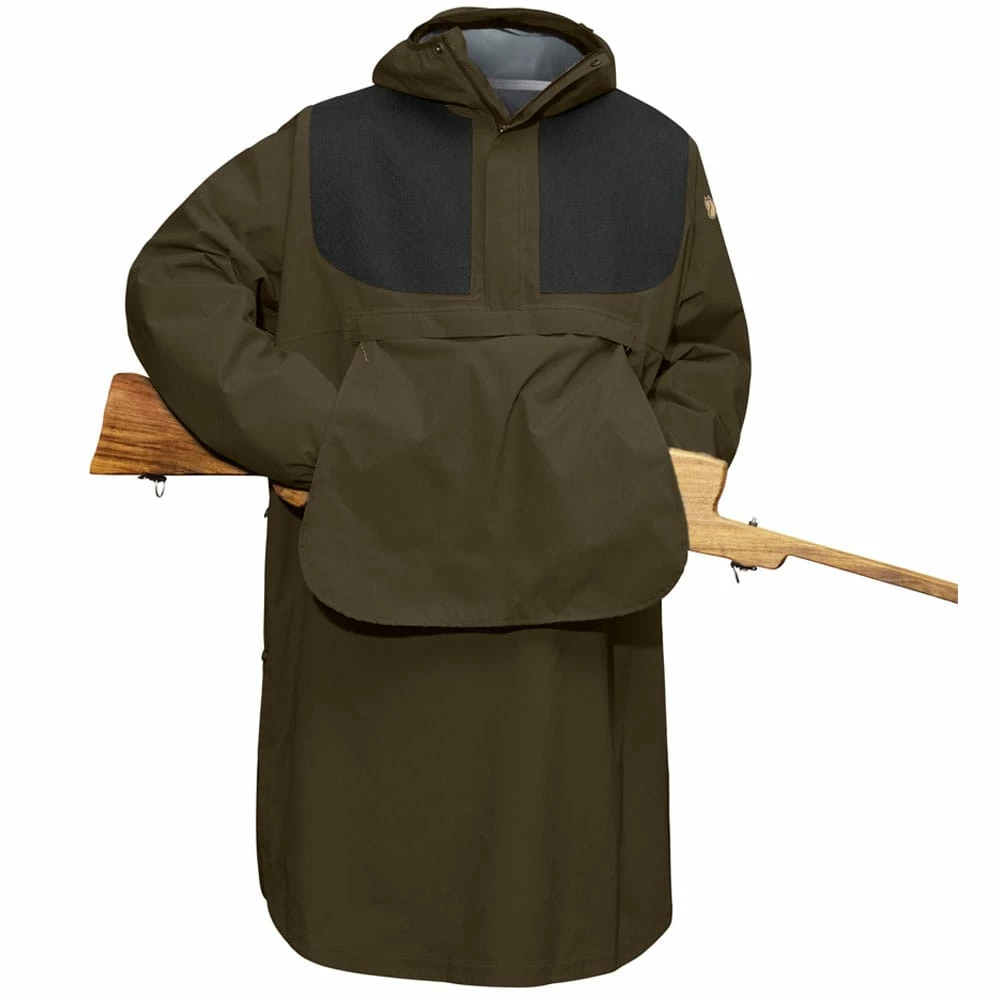 Am billigsten 👏 Fjällräven Lappland Eco-Shell Poncho Dark Olive Herren ❤️ – Bild 3