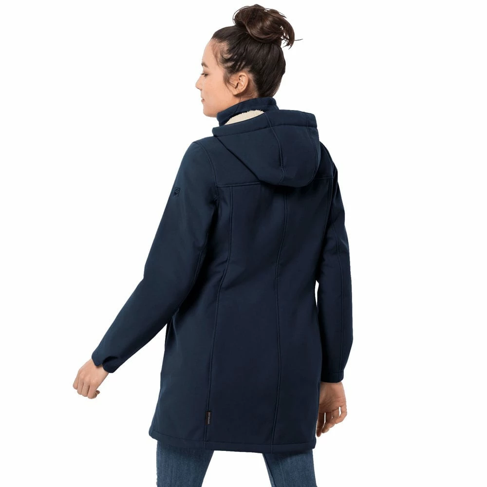 Bester Verkauf 🌟 Jack Wolfskin Windy Valley 🧥 Coat Regenmantel Midnight Blue Damen 👏 – Bild 2