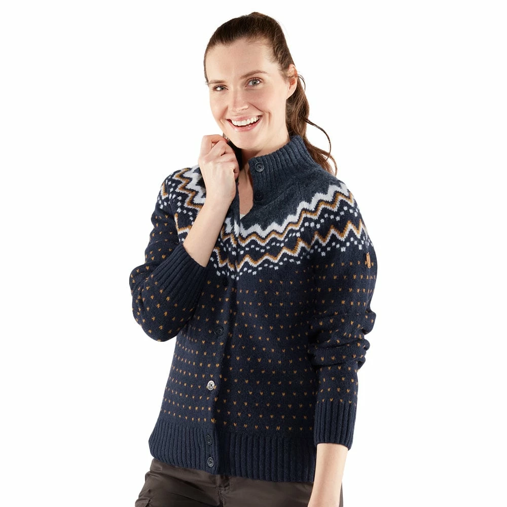 Bester Verkauf ⌛ Fjällräven Övik Knit Cardigan Strickcardigan Desert Brown Damen 🔥 – Bild 3