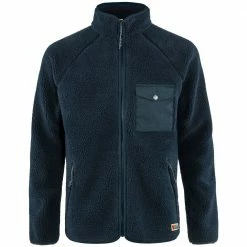 Budget ⭐ Fjällräven Vardag Pile Fleece Fleecejacke Navy Herren 🎁