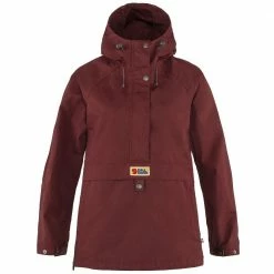 Top 10 😉 Fjällräven Vardag Anorak Jacke Bordeaux Red Damen ❤️