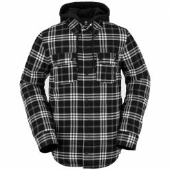 Billig 😉 Volcom Field Insulated Flannel Übergangsjacke Black Herren 😀