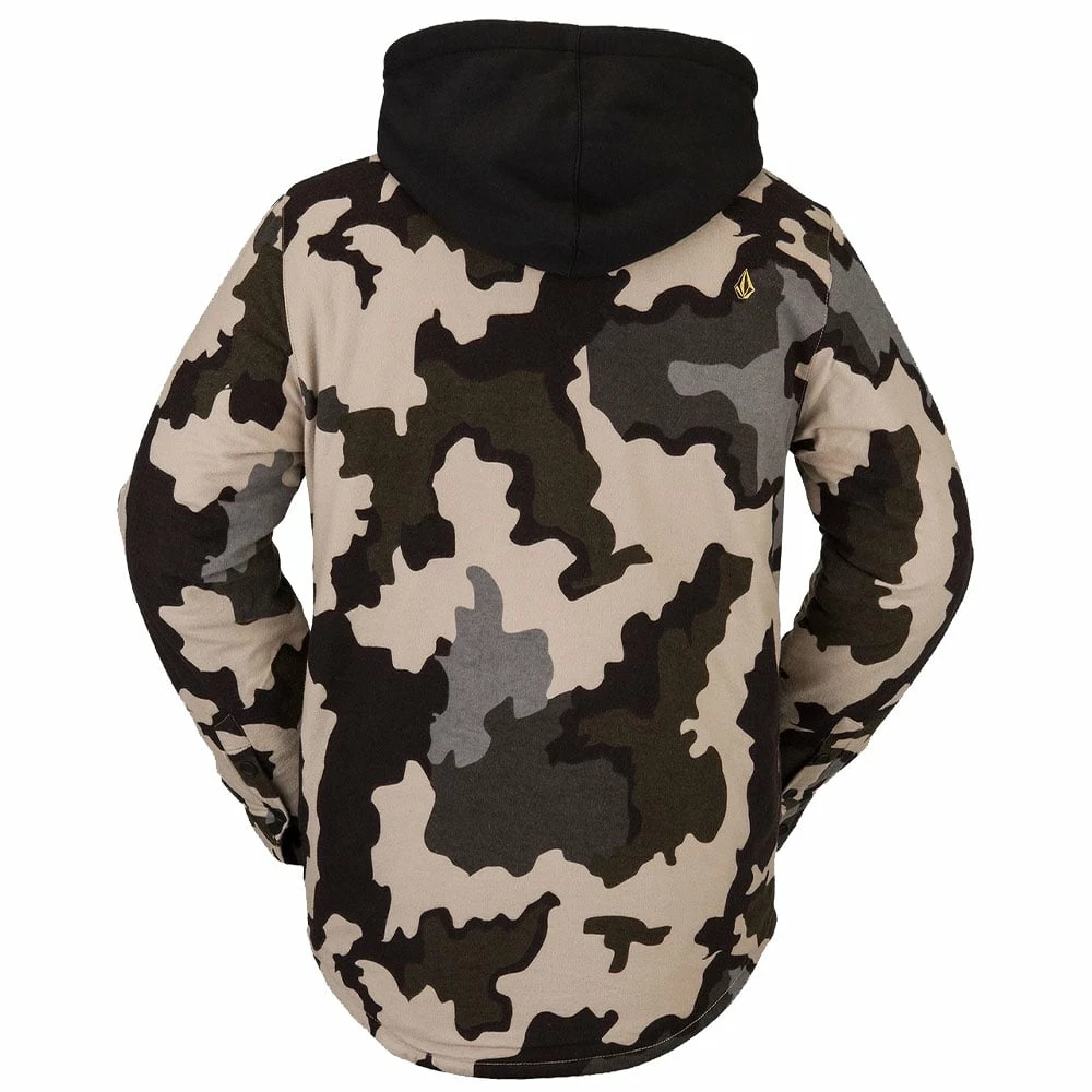 Schlussverkauf 🎁 Volcom Field Insulated Flannel Steppjacke Drill Khaki Herren 🔥 – Bild 3