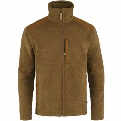 Top 10 ⌛ Fjällräven Buck Fleece Strick-Fleecejacke Chestnut Herren ✔️