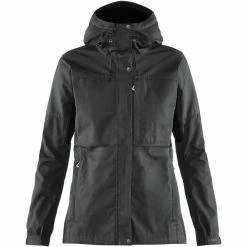 Angebote 👍 Fjällräven Kaipak Outdoorjacke Dark Grey-Black Damen 🎉