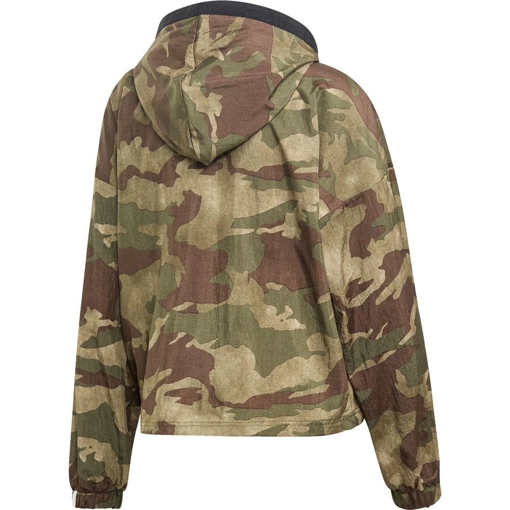 Bestpreis 🎉 Adidas Originals Windbreaker Kurze Jacke Hemp/Earth Green/Base Green/Cargo Brown Damen 😀 – Bild 6