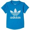 Top 10 ⌛ Adidas Originals Trefoil Tee 👕 Shirt Shock Blue S16 Kinder 🔔