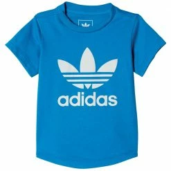 Top 10 ⌛ Adidas Originals Trefoil Tee 👕 Shirt Shock Blue S16 Kinder 🔔