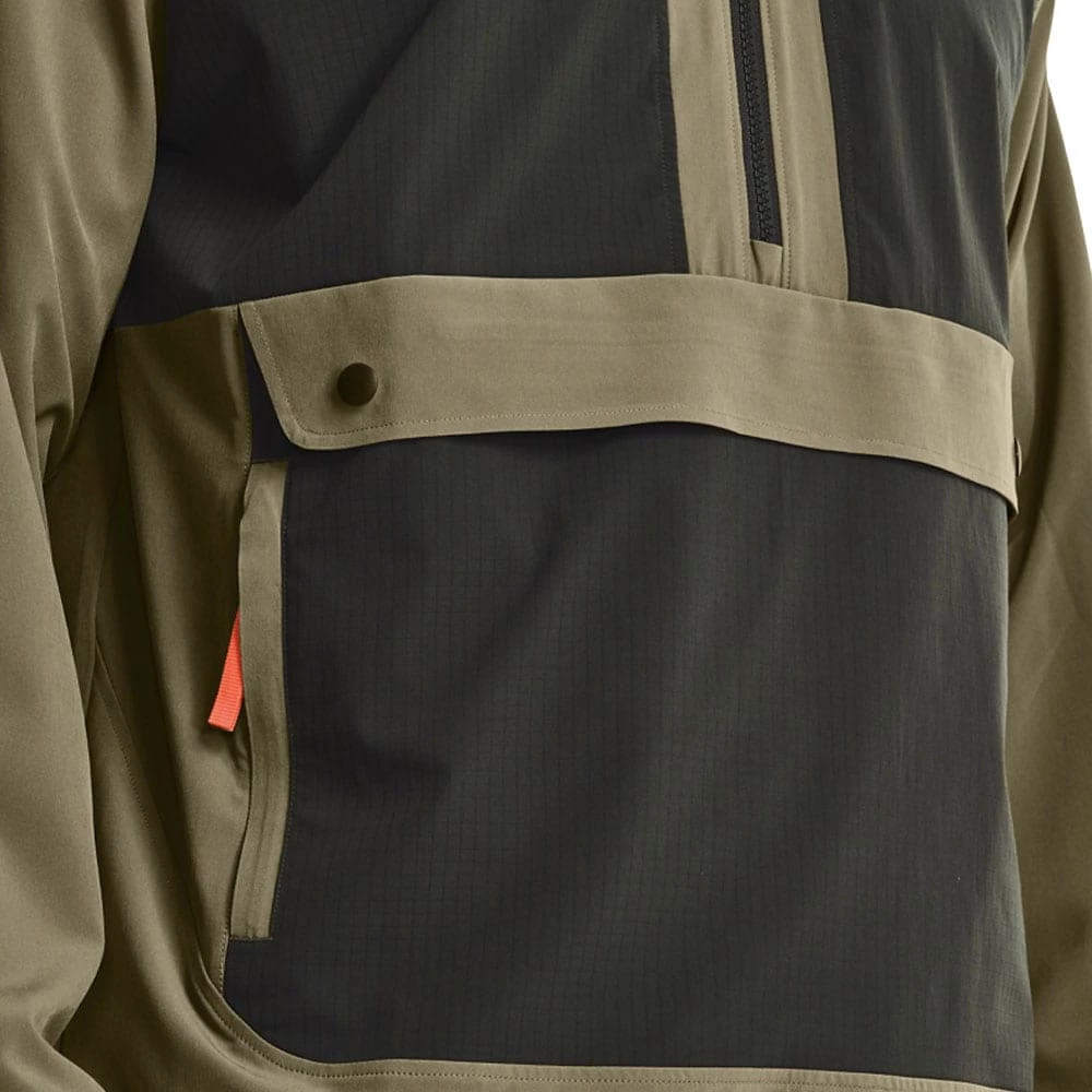 Am billigsten 😉 Under Armour Rush Woven Trainingsjacke Tent/Blaze Orange Herren 😉 – Bild 4