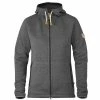 Bester Verkauf 🧨 Fjällräven Övik Fleece Fleecehoodie Dark Drey Damen 👍