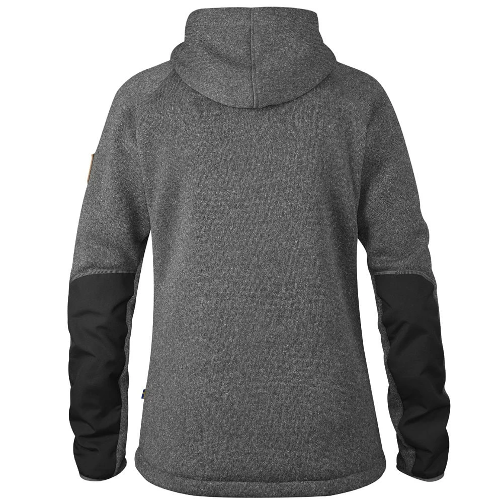 Bester Verkauf 🧨 Fjällräven Övik Fleece Fleecehoodie Dark Drey Damen 👍 – Bild 2