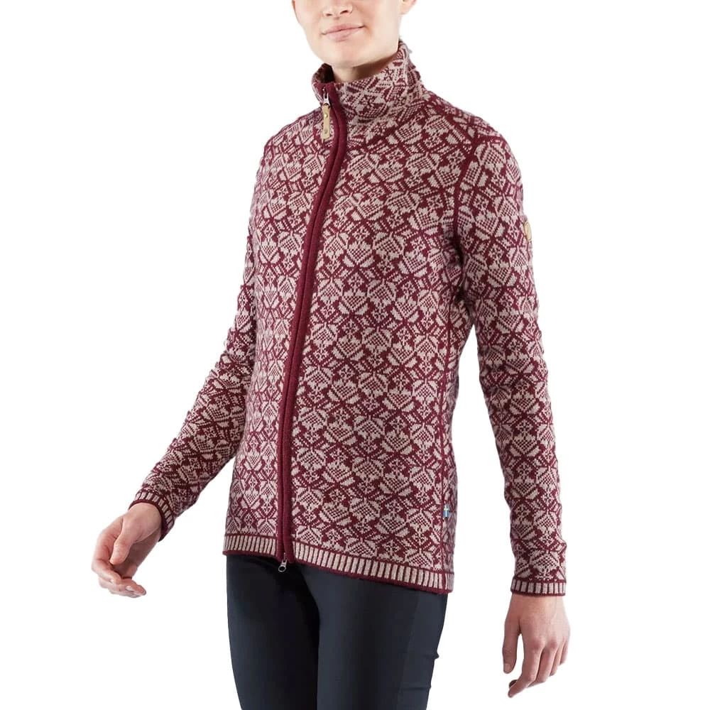 Aktion 👏 Fjällräven Snow Cardigan Strickcardigan Mesa Purple Damen 🎁 – Bild 3