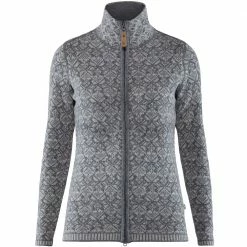 Besorgen 👏 Fjällräven Snow Cardigan Strickcardigan Grey Damen 😍