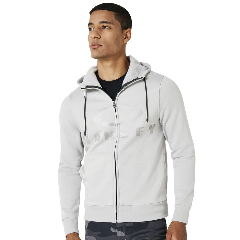 Bestes Angebot ✨ Oakley Bark Full-Zip Kaupuzenpullover White Herren 🛒