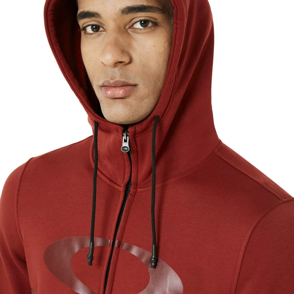 Coupon 🛒 Oakley Bark Full-Zip Kapuzenjacke Iron Red Herren ⭐ – Bild 3