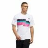 Bestpreis 🔥 Adidas Originals Ripple T-Shirt White/Shock Pink Herren 🎁