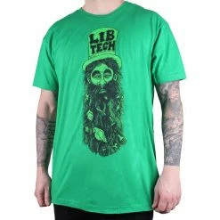 Bestpreis ✨ Lib Tech Beardo T-Shirt Green Herren 🎉