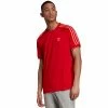 Coupon 🌟 Adidas Originals 3-Stripes Tee Kurzarmshirt Scarlet Herren ✨