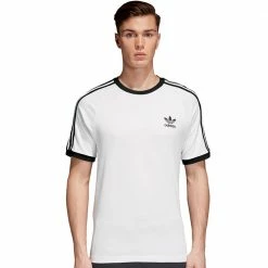 Bester Verkauf 🤩 Adidas Originals 3-Stripes Tee T-Shirt White Herren 🎉