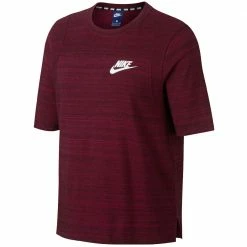 Bester Verkauf 🛒 Nike Advance 15 Knitted Top 👚 Shirt Noble Red/White Damen ❤️