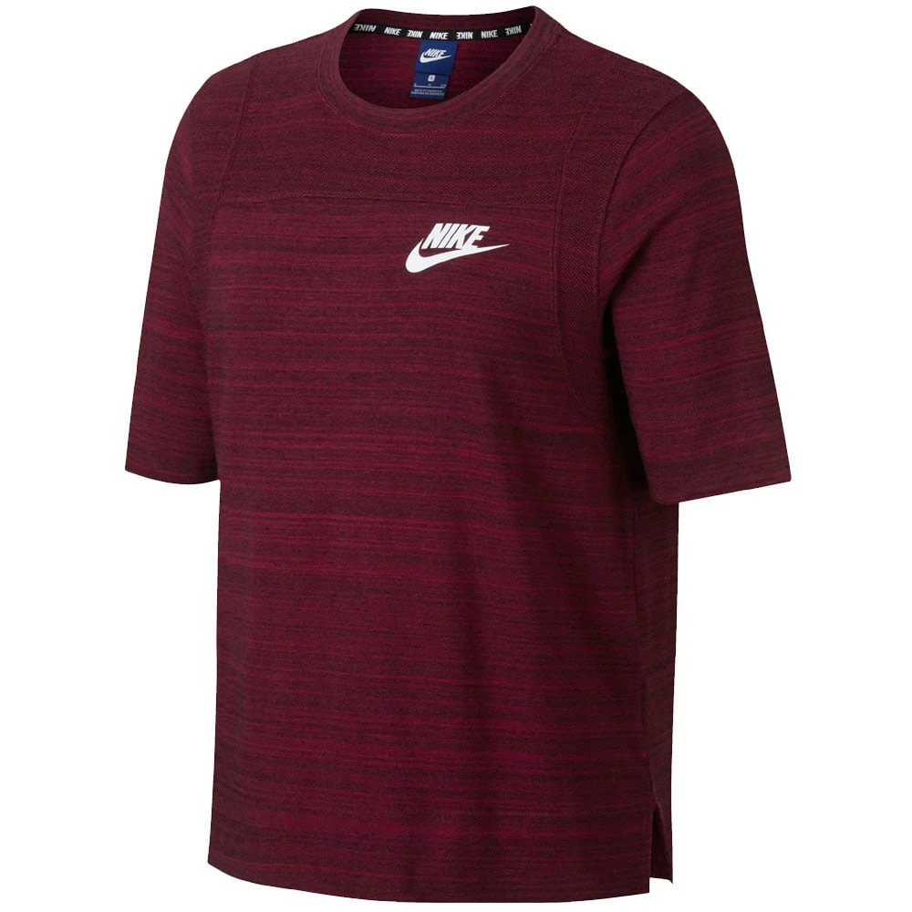 Bester Verkauf 🛒 Nike Advance 15 Knitted Top 👚 Shirt Noble Red/White Damen ❤️