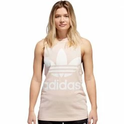 Neu 🎁 Adidas Originals Trefoil Tank Top Blush Pink Damen 🌟