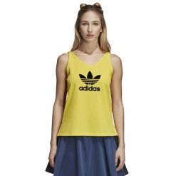Coupon 😍 Adidas Originals Fashion League Tank Top Prime Yellow Damen 😉