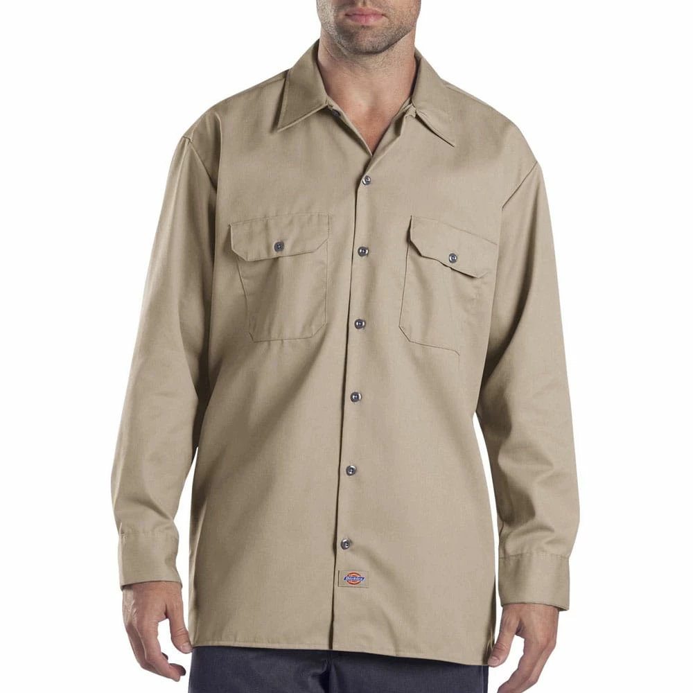 Top 10 😍 Dickies Work 👚 Shirt Langarm-Hemd Khaki Herren ⌛