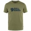 Am billigsten 🧨 Fjällräven Logo T-Shirt Caper Green Herren 🤩